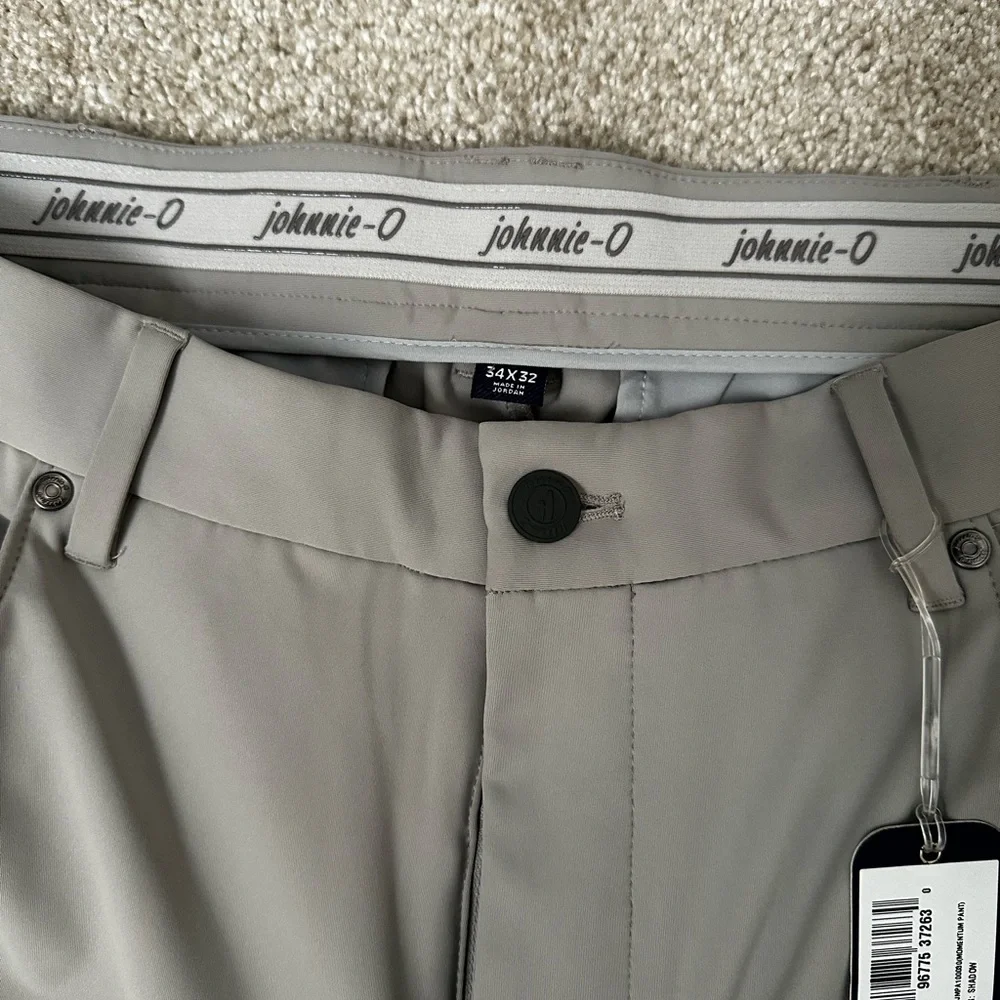 Johnnie-O Momentum Light Grey Slacks NWT - Picture 5 of 7
